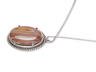 cabochon setting and wire in loop